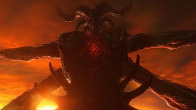 دانلود والپیپر سینماتیک دیابلو ۴ ظرف نفرت مفیستو Diablo IV Vessel of Hatred Mephisto Cinematic