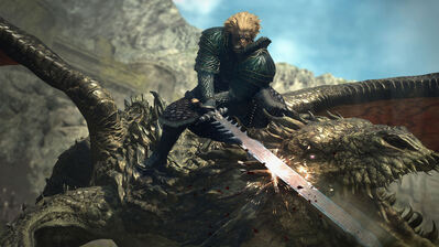 دانلود والپیپر شیر جنگجو از بازی Dragon's Dogma 2 Dragon's Dogma 2 Lion Warrior