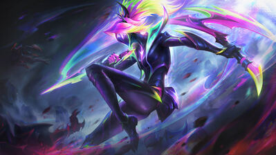 دانلود والپیپر امپیرین آکالی لول Empyrean Akali Skin LoL Splash Art