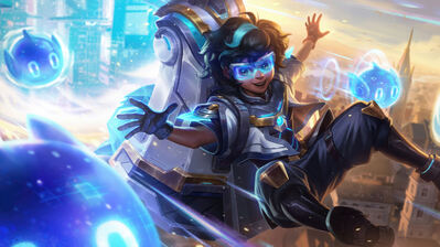 دانلود پوستر پالس‌فایر میلیو لول اسپلش آرت Pulsefire Milio LoL Skin Splash Art