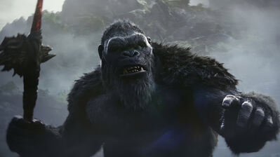دانلود پوستر کینگ کونگ تبر گودزیلا در برابر کونگ King Kong Axe Godzilla x Kong