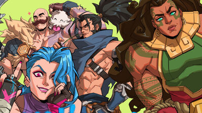 دانلود والپیپر ۲XKO جینکس ایلائو یاسوو برام 2XKO Jinx Illaoi Yasuo Braum