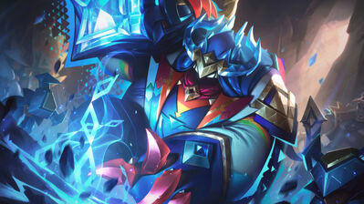 دانلود والپیپر برد میستیکال هرالد لول Bard Mystical Herald Skin LoL WR Splash Art