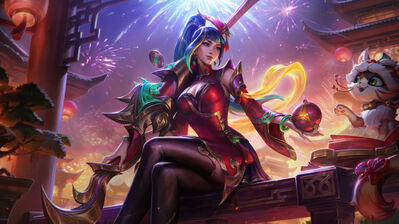 دانلود والپیپر اسپلش آرت اسکین کیتلین لول Caitlyn LoL Skin Splash Art