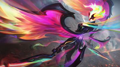 دانلود پوستر امپایرین کیل Empyrean Kayle Skin LoL Splash Art