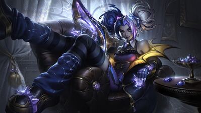 دانلود والپیپر زری Fright Night پرستیژ لول Splash Art League of Legends