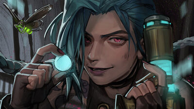 دانلود والپیپر جینکس آرکین لول Jinx (Arcane) LoL League of Legends Game Art