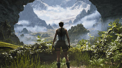 دانلود والپیپر لارا کرافت تام ریدر Lara Croft Tomb Raider Legacy of Atlantis | لارا کرافت رو گذاشتی یعنی ولع ماجراجویی داری، ولی بزرگترین خطری که تا حالا کردی رد شدن از چراغ قرمز بوده.
