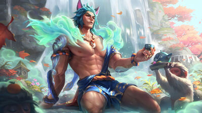 دانلود والپیپر ست اسپیریت بلاسم اسپرینگز لول Sett Spirit Blossom Springs Skin LoL