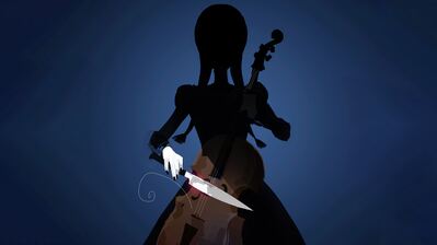 دانلود پوستر چهارشنبه نتفلیکس ویولن Wednesday Netflix Series Violin