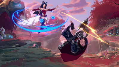 دانلود والپیپر ۲XKO آهری در برابر داریوس 2XKO Ahri vs. Darius
