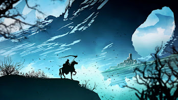 دانلود والپیپر مینیمال شوالیه فانتزی Fantasy Knight Scenery Minimalist