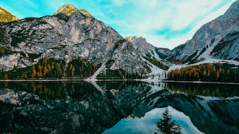 دانلود والپیپر منظره دریاچه کوه Mountain Nature Lake Landscape Scenery