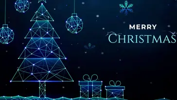 دانلود والپیپر متحرک انتزاعی – کریسمس جادویی Abstract Christmas Magic