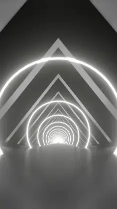 دانلود والپیپر متحرک گرافیک مثلثی درخشان Abstract Triangular Glow