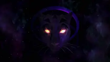 دانلود والپیپر متحرک پانتر انتزاعی Abstract Panther