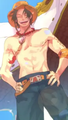 دانلود والپیپر متحرک انیمه پورتگاز ایس One Piece Portgas D. Ace