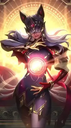 دانلود والپیپر متحرک آهری آرکانا لیگ افسانه‌ها League of Legends Ahri Arcana