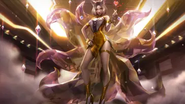 دانلود والپیپر متحرک آهری لیگ آف لجندز League of Legends Ahri