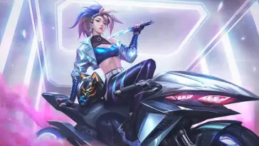دانلود والپیپر متحرک آکالی گروه K/DA از League of Legends