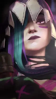 دانلود والپیپر متحرک آنارشیک ربل جینکس Anarchic Rebel Jinx (لیگ افسانه‌ها League of Legends)