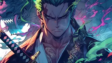 دانلود والپیپر متحرک انیمه زوروی عصبانی One Piece