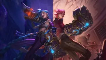 دانلود والپیپر متحرک آرکین Arcane – جینکس Jinx و وای Vi