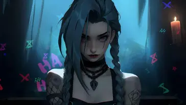 دانلود والپیپر متحرک جینکس انفجار جنون لیگ آف لجندز Jinx Explosive Madness League of Legends