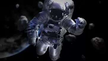 دانلود والپیپر متحرک فضانورد در فضا Astronaut in Space