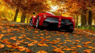 دانلود والپیپر متحرک فراری لافرارری Ferrari LaFerrari در پاییز
