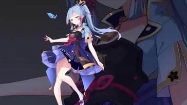 دانلود والپیپر متحرک آیاکا Genshin Impact Ayaka