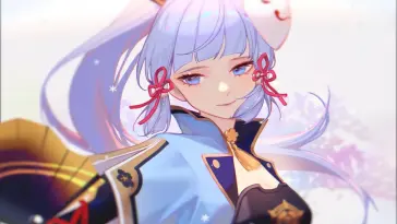 دانلود والپیپر متحرک آیاکا ظرافت برفی Genshin Impact Ayaka Snowy Grace