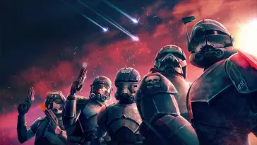 دانلود والپیپر متحرک کلون‌تروپرهای گروه بد Star Wars Bad Batch Clone Troopers