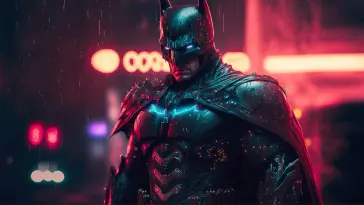 دانلود والپیپر متحرک بتمن در باران Batman