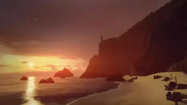دانلود والپیپر متحرک غروب آفتاب ساحلی (لایف ایز استرینج Life Is Strange)