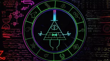 دانلود والپیپر متحرک چرخ بیل سایفر گراویتی فالز Bill Cipher Wheel Gravity Falls
