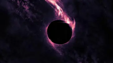 دانلود والپیپر متحرک سیاه‌چاله Black Hole در فضای بیرونی