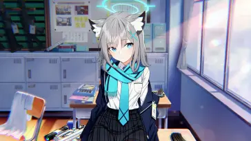 دانلود والپیپر متحرک شیروکو بلو آرکایو Shiroko Blue Archive