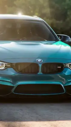 دانلود والپیپر متحرک بی‌ام‌دبلیو M3 F80 آبی BMW