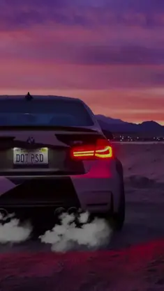 دانلود والپیپر متحرک بی‌ام‌دبلیو M3 BMW M3 در غروب
