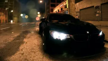 دانلود والپیپر متحرک بی‌ام‌دبلیو زیر باران Need For Speed BMW Rain NFS