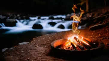 دانلود والپیپر متحرک منظره آتشکده Fire Temple Nature