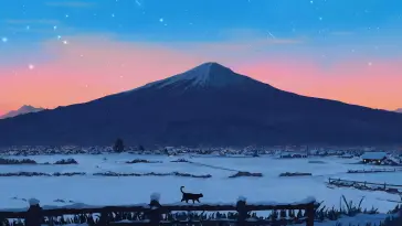 دانلود والپیپر متحرک گربه در سرزمین زمستانی Cat Winter Wonderland