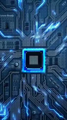 دانلود والپیپر متحرک برد مدار Circuit Board Tech