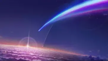 دانلود والپیپر متحرک ستاره دنباله‌دار فیلم نام تو Your Name Comet