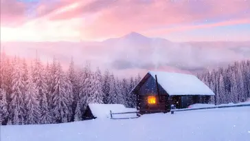 دانلود والپیپر متحرک کلبه دنج Cozy Cabin