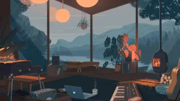 دانلود والپیپر متحرک اتاق دنج پاییزی Cozy Autumn Room