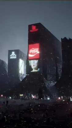 دانلود پوستر متحرک شهر سایبرپانک بلید رانر Blade Runner City