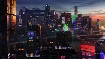دانلود والپیپر متحرک شهر سایبرپانک Cyberpunk City