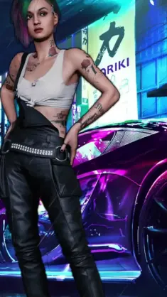 دانلود والپیپر متحرک مک لارن پی‌وان سایبرپانک McLaren P1 Cyberpunk
